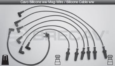 Комплект проводов зажигания BRECAV 11.529