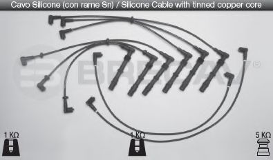 Комплект проводов зажигания BRECAV 30504