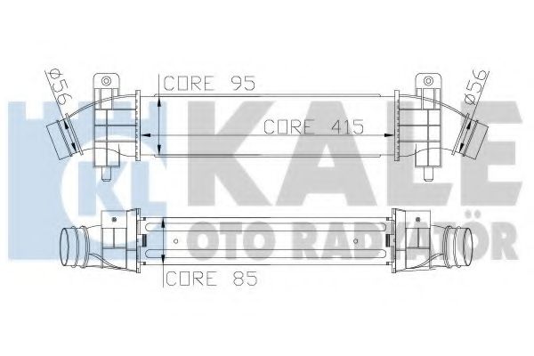 Интеркулер KALE OTO RADYATÖR 346700