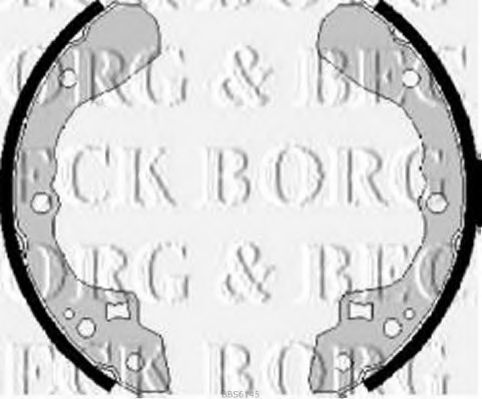Комплект тормозных колодок BORG & BECK BBS6145