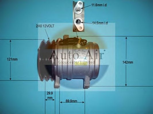 Компрессор, кондиционер AUTO AIR GLOUCESTER SSP015155