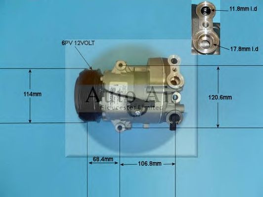 Компрессор, кондиционер AUTO AIR GLOUCESTER 14-7477