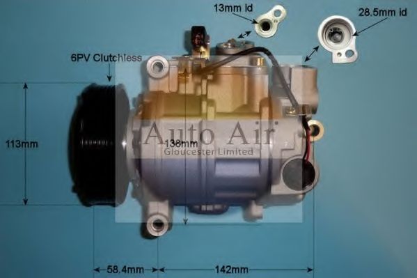 Компрессор, кондиционер AUTO AIR GLOUCESTER 14-9691P