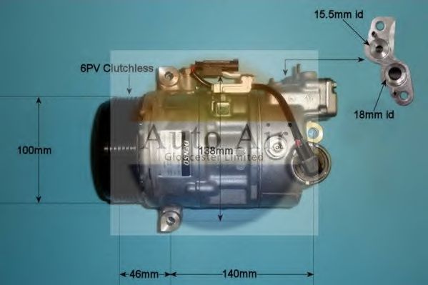 Компрессор, кондиционер AUTO AIR GLOUCESTER 14-0029