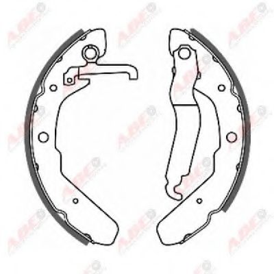 Комплект тормозных колодок ABE C0W003ABE