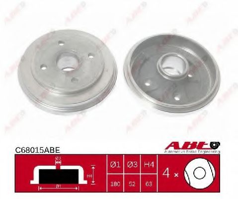 Тормозной барабан ABE C68015ABE