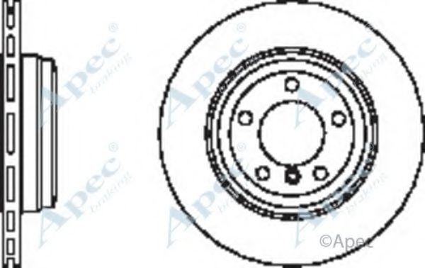 Тормозной диск APEC braking DSK2361