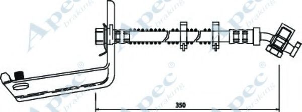 Тормозной шланг PAGID 70367