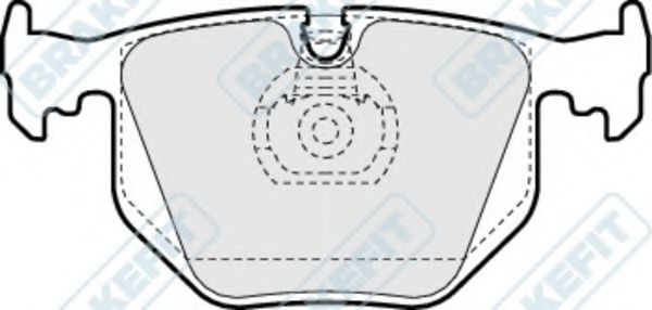 Комплект тормозных колодок, дисковый тормоз APEC braking PD3299