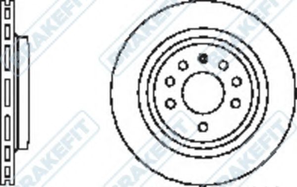 Тормозной диск APEC braking DK6277