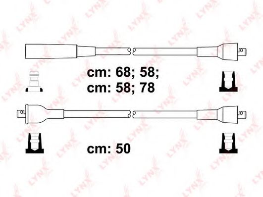 Комплект проводов зажигания LYNXauto SPC7302