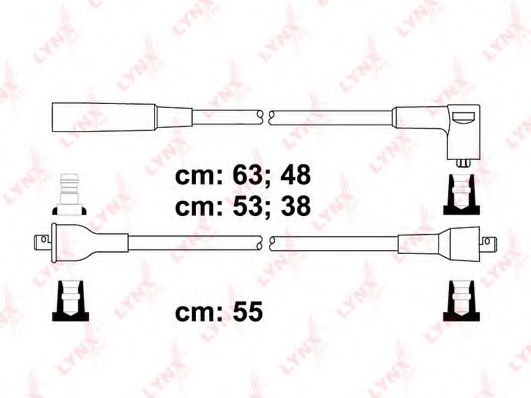 Комплект проводов зажигания LYNXauto SPC7502