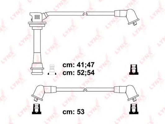 Комплект проводов зажигания LYNXauto SPC7513