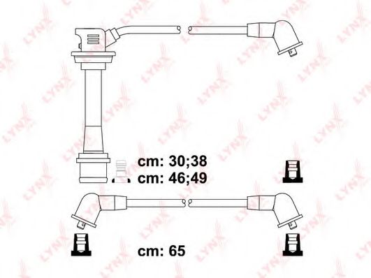 Комплект проводов зажигания LYNXauto SPC7527