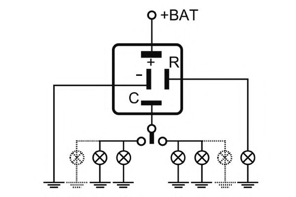 Прерыватель указателей поворота NAGARES 01077