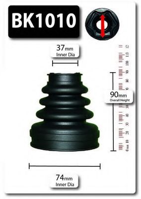 Комплект пылника, приводной вал SHAFTEC BK1010