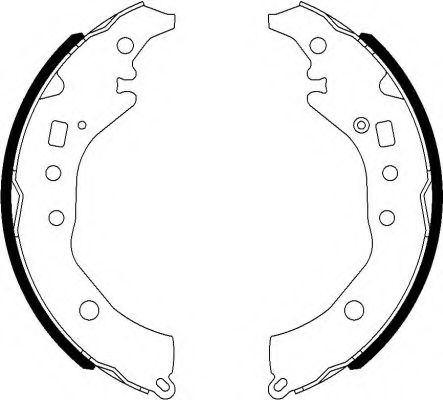 Комплект тормозных колодок HELLA PAGID 8DB 355 022-021