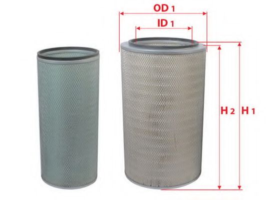 Воздушный фильтр SAKURA  Automotive A-5718-S