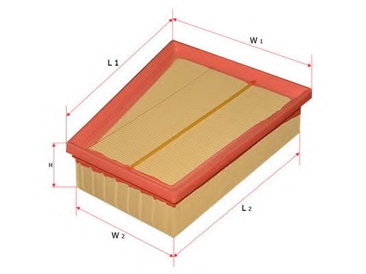 Воздушный фильтр SAKURA  Automotive A-61500