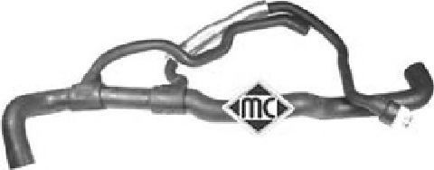 Шланг радиатора Metalcaucho 09114