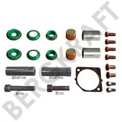 Ремкомплект, тормозной суппорт BERGKRAFT BK1610301AS