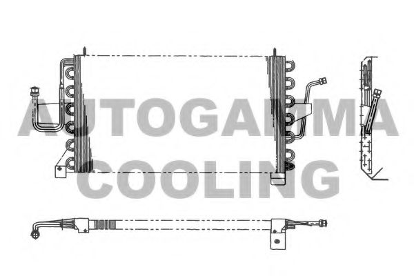 Конденсатор, кондиционер AUTOGAMMA 101600