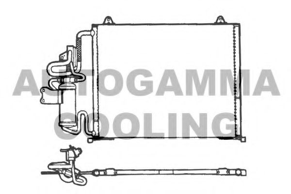 Конденсатор, кондиционер AUTOGAMMA 101804