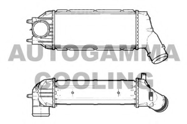 Интеркулер AUTOGAMMA 105426