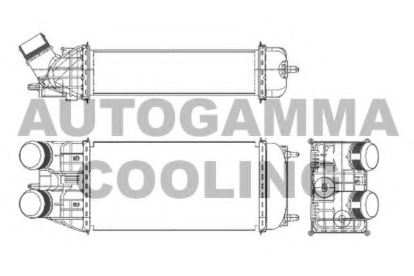 Интеркулер AUTOGAMMA 105995