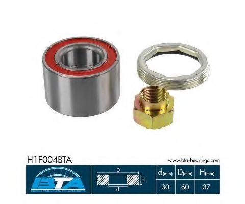 Комплект подшипника ступицы колеса BTA H1F004BTA