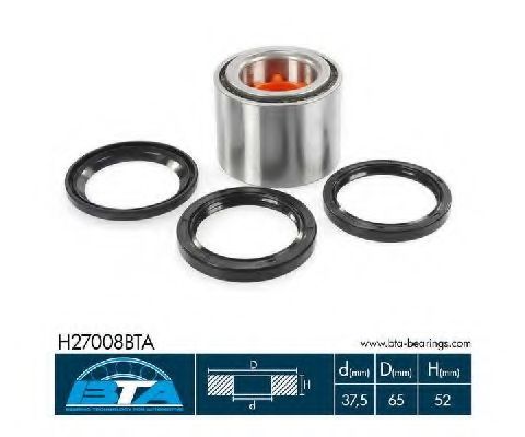 Комплект подшипника ступицы колеса BTA H27008BTA