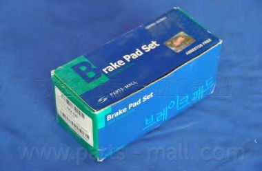 Комплект тормозных колодок, дисковый тормоз PARTS-MALL PKA-020