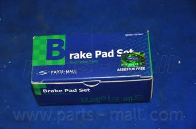 Комплект тормозных колодок, дисковый тормоз PARTS-MALL PKC-006