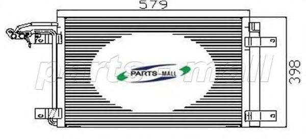 Конденсатор, кондиционер PARTS-MALL PXNCT-001