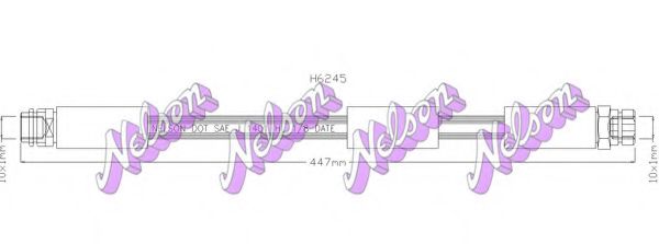 Тормозной шланг Brovex-Nelson H6245