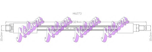 Тормозной шланг Brovex-Nelson H6273