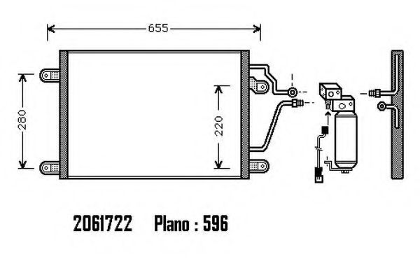Конденсатор, кондиционер PAPE 173006