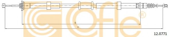 Трос, стояночная тормозная система COFLE 12.0771