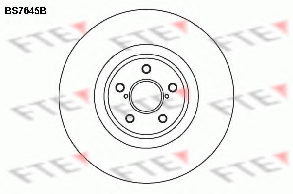 Тормозной диск FTE BS7645B