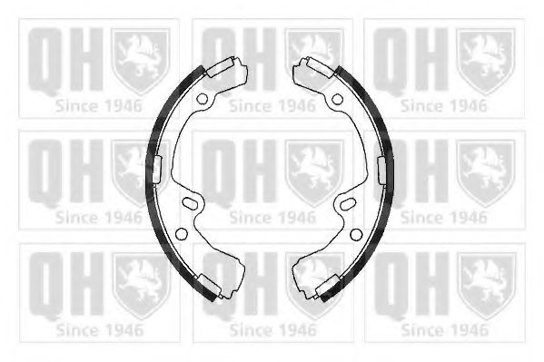 Комплект тормозных колодок QUINTON HAZELL BS763