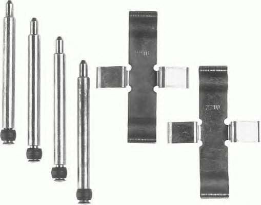 Комплектующие, колодки дискового тормоза FERODO FBA455