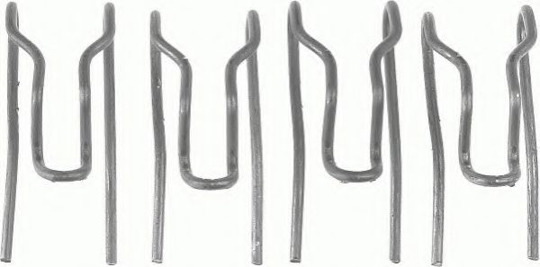 Комплектующие, колодки дискового тормоза FERODO FBA521