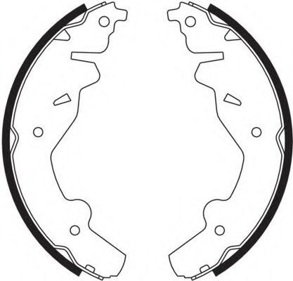 Комплект тормозных колодок FERODO FSB548