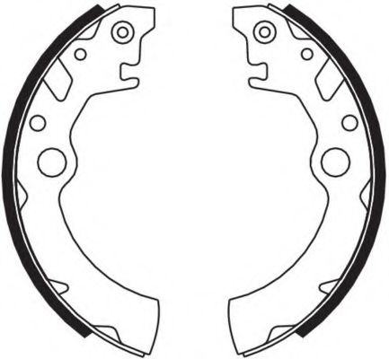 Комплект тормозных колодок FERODO FSB561
