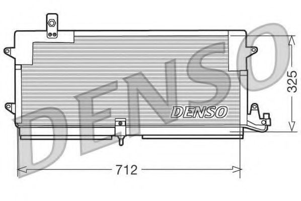 Конденсатор, кондиционер DENSO DCN32004