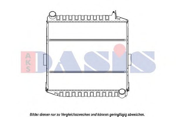 Радиатор, охлаждение двигателя AKS DASIS 4511901