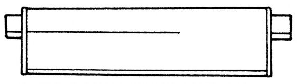 Средний глушитель выхлопных газов AKS DASIS SG11403
