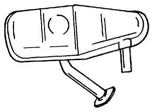 Предглушитель выхлопных газов AKS DASIS SG50303