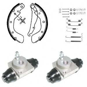 Комплект тормозных колодок DELPHI KP968