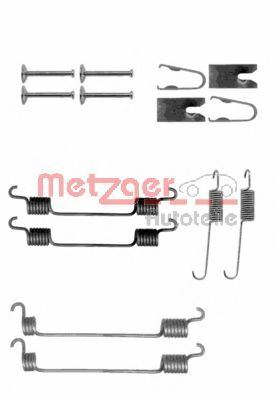 Комплектующие, тормозная колодка METZGER 105-0797